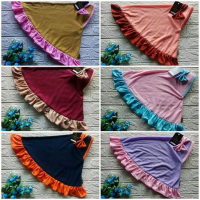 Jilbab Instan kaos pita TANIA baby pet kombinasi Bayi Muslim Anak Nyaman Kerudung Rempel