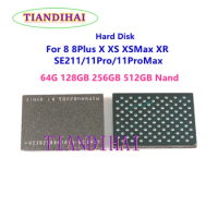 64G 128GB 256GB 512GB U1500 HDD Hard Disk Chip For iPhone 8 8Plus X XS XSMAX XR 11 11Pro 11ProMax Nand Flash Memory IC