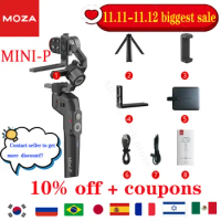 Moza Mini P 3-Axis Gimbal Stabilizer for Smartphones/Action Cameras/Gopro/Light Mirrorless