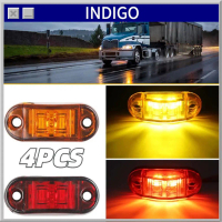 4pcs Lampu Kota Truk 24 Volt Side Marker Lamp Lampu Bak Mobil Lampu Samping Bus