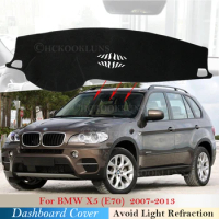 Dashboard Cover Protective Pad for BMW X5 E70 2007~2013 Car Accessories Dash Board Sunshade Carpet Anti-UV Carpet Mat 2011 2012