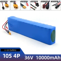 Lithium ion rechargeable battery 10s3p 36V suitable for bicycles, scooters, motorcycles, and electric scooters 18650 battery