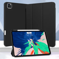 For iPad Pro 12.9 inch 2022 2021 2020 2018 Case 3rd 4th 5th 6th Generation Tablet Funda Capa Wireless Charge Pencil Holder Cover