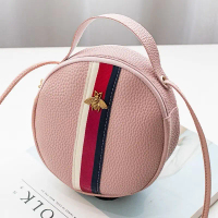 GS Round Cute Mini Fashion Messenger Premium PU Fashion Sling Bag Handbag Comel Handbeg Bulat Wanit
