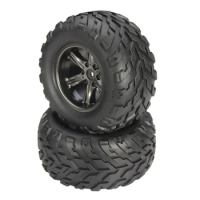2PCS Tyres With Sponge 9115 2.4GHz Car Spare Parts Tyres With Sponge 15-ZJ01 Plastic&amp;Rubber Wheel