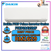 Daikin 1.0HP-3.0HP WiFi Inverter Air Conditioner FTKP / FTKF / FTKE / Non-Inverter FTV-PB Series
