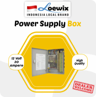 Murah Loewix Power Supply Cctv 20A 12V Psu Box Panel