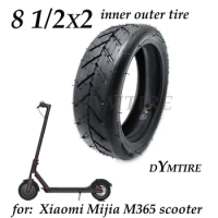 8 1/2x2 Tire Pneumatic Inner Tube Outer Tyre for Xiaomi M365 Series Electric Scooter