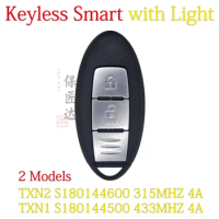 Baojiangdd car key fit for note 2022 keyless entry original remote smart key 315/433MHz tnx1 tnx2 id4a ncf29axmtt chip