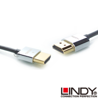 LINDY 林帝 CROMO鉻系列 極細型 A公對A公 HDMI 2.0 連接線【3m】41675