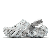 Crocs 洞洞鞋 洞洞鞋 Echo Marbled Clog 男女鞋 波波荒野克駱格 月光灰 大理石紋 涼拖鞋 2084541NL