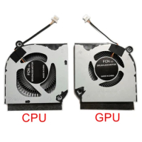 New Original Laptop CPU GPU Cooling Fan for Acer Nitro 5 AN515-55 AN515-45 AN517-52 AN517-41 PH315-53 Cooler DFS5K223052836 5V