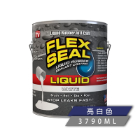 美國FLEX SEAL LIQUID萬用止漏膠(亮白色/1加侖包裝/美國製)