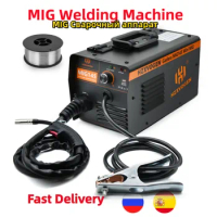 HZXVOGEN MIG145 220V MIG welding machine Mig gasless Semi-automatic Welding Machine Iron Soldering Portable for home