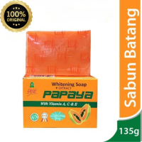 Ainie Papaya Whitening Soap 135g / Sabun Pemutih / Sabun Pepaya ORI