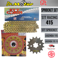 LAGENDA115 Z ZR LAGENDA 115 SRL 415 STT 415 HEAVY DUTY CHAIN RANTAI GOLD EMAS STT SPROCKET SPOCKET S