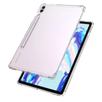Transparent Soft Cover For Samsung Galaxy Tab S9 FE A9 Plus Case Silicone Shockproof Funda On Samsung S8 S7 A7 A9+ TabS9 FE+ S9+