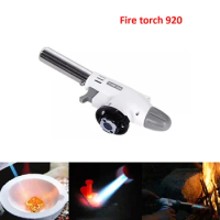 920 Metal Gas Welding Torch Flame Gun Ignition Lighter Butane Portable Gas Camping Gas Welding Torch For Camping Hiking DropShip