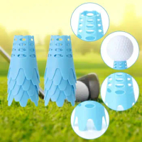 15pcs Simulator Plastic Replacement Men Golf Ball Nail Golf Mat Tees Professional Training