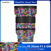 for Sony 35GM 1.4 / 35mm F1.4 GM Lens Decal Skin Wrap Cover for Sony FE35 F1.4GM ( SEL35F14GM ) Lens Sticker Cover Film