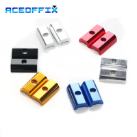 ACEOFFIX C Buckle Dark Red Silver Champagne Gold For Brompton Bike Frame C Clamp For 3sixty Pike Folding Bike
