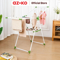 AZKO Stora Jemuran Baju Lipat - Putih Tempat Jemur Baju Foldable Drying Rack Gantungan Laundry Perle