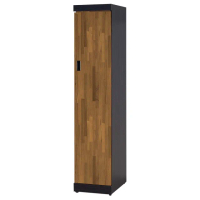 【Hampton 漢汀堡】柏格納系列積層木1.3尺單門衣櫥(衣櫥/衣櫃/拉門衣櫃)