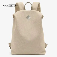MND Tas Ransel Backpack Uniseks Ransel Laptop 14 inch Ransel Pelajar Kasual Vanadis Khaki