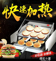 漢堡機商用全自動烤包機雙層烘包機小型電熱漢堡爐漢堡店機器設備 雙12購物節