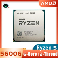 AMD New Ryzen 5 5600G R5 5600G 3.9GHz 6 Core 12 Thread CPU Processor 7NM L3=16M Socket AMD AM4 процессор Gaming Processor ryzen5