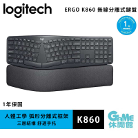 【送航海王隨機公仔】Logitech 羅技 ERGO K860 人體工學鍵盤【現貨】【GAME休閒館】