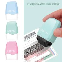 New Privacy Identity ID Security Stamp Confidential Stamp Seal Applicator Photosensitive Seal Identity Protection Roller Stamps