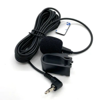3.5mm Wired Omni-directional GPS Navigator Collar Clip Microphone Condenser Microphone 300cm