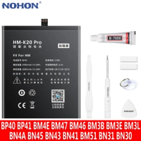 NOHON BP40 BM3F For Redmi 3 3S 3X 4X 3 Pro K20 Plus 7 Note 3 Pro 5 5A 3Pro 8 4X 6 Xiaomi Mi 5X A1 Max 3 SE 9T BP45 BM4T battery