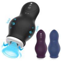 Automatic Sucking Vibration Male Masturbator Cup Oral Vaginal Penis Massage Machine Pusssy Doll Sex Toy For Men Adult Supplies