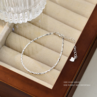 JJ A Bao S999 Pure silver and fragmented silver bead bracelet niche design exquisite hand jewelry si