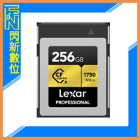 接單進貨~Lexar 雷克沙 CFexpress Type B Gold Series 256G/256GB 記憶卡(讀1750MB/s,寫1500MB/s)公司貨