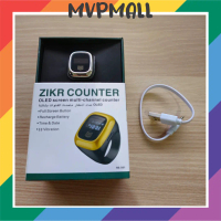 Tasbih Digital Rechargeable 4 Channel Zikr Ring Tasbih Zikir Muslim Tanggal Jam dan Getar Kelipatan 