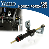 HONDA 適用於本田 Forza 350 鈦尺底座摩托車方向轉向減震器支架轉向減震器穩定方向阻尼器