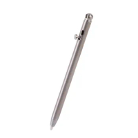 Pure Titanium Mini Bolt Pen EDC Portable Keychain Pen Travel Metal Ballpoint Pen