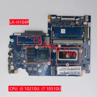 LA-H104P For Lenovo IdeaPad S340-14IMLLaptop Motherboard with CPU I5-10210U I7 10510U GPU MX230 DDR4 100% Fully Tested