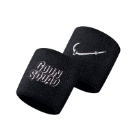 Nike 護腕 Swoosh SJ2 Wristbands 怪物奇兵 Space Jam 2 LBJ 黑 白 N100418100-1OS