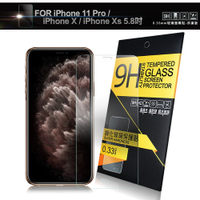 NISDA for iPhone 11 Pro /  iPhone  Xs  / iPhone X 5.8吋 鋼化9H玻璃螢幕保護貼-非滿版
