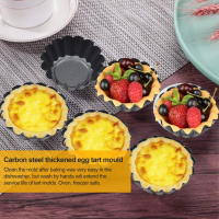 Khuôn Bánh Tart Trứng, Chảo Bánh Tart Mini, Kích Thước Nâng Cấp 3X0.9 Inch, Khuôn Nướng Bánh Tart Tr