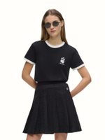 เสื้อรุ่น WOMEN IKON CHOUPETTE CONTRAST TSHIRT สี BLACK