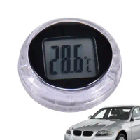 Car Stick-On Temperature Meter Gauge Household Digital Display Pocket Thermometers For Bikes Dashboards Bathroom