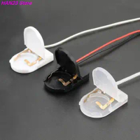 New 5PCS Single Slot CR2032 CR 2032 Button Coin Cell Battery Holder Case Cover With ON-OFF Switch leads Wire 3V Battery Box