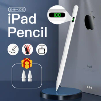For Apple Pencil 1 2 Palm Rejection Tilt ipad Pencil For iPad Accessories 2022-2018 Por Air 4 5 Mini 6 Power Display Stylus Pen