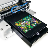 DTG Printer A3 Size Personalized Custom T-shirt Logo Printing Machine Direct to Garment Flatbed Cotton Fabric Printer