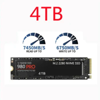 4TB 980 Pro SSD M2 Nvme M.2 2280 PCLE 4.0X 2TB 1TB Internal Solid State Drive 980Pro HDD Hard Disk For Ps4/Ps5 Desktop/PC/Laptop